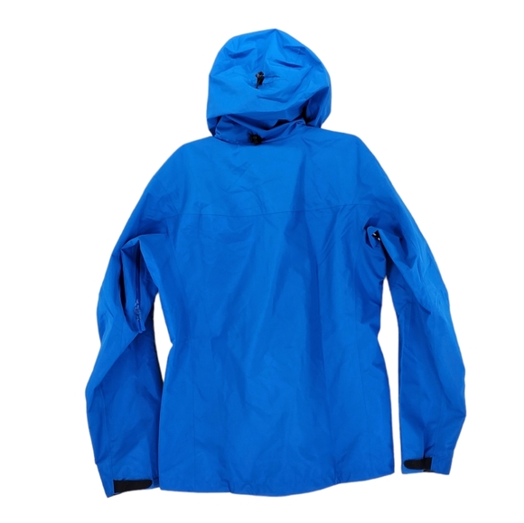 Arc'teryx Traverse Jacket Blue Goretex Pro Light Shell Men L Hooded Full Zip NEW - Picture 9 of 16